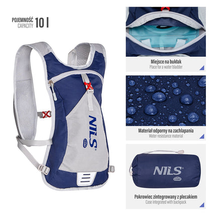 Running Backpack, Blue – Lightweight, Adjustable Straps