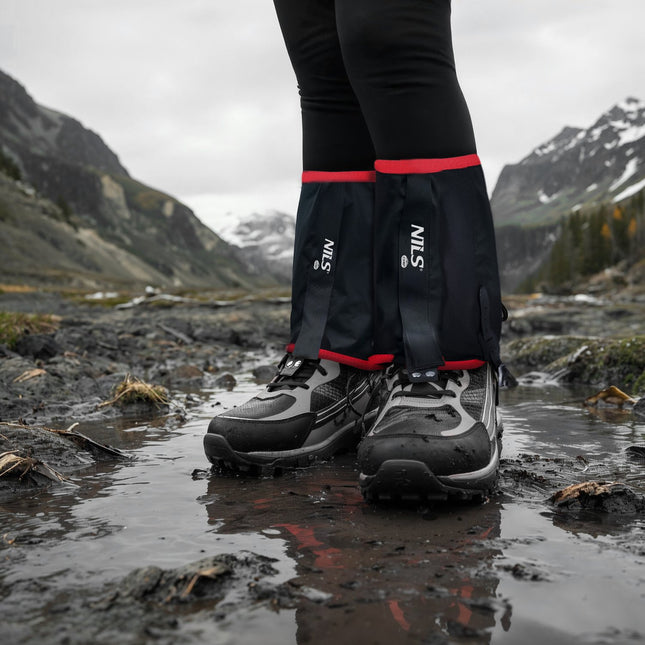 Running Stuptus Zwart en Rode Kampeerstoel