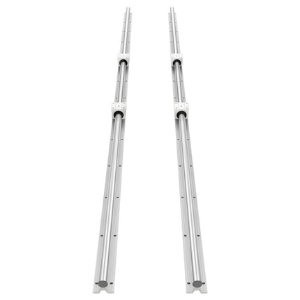 SBR20 Linear Rail Kit, 2000mm Rails, 4 Slide Blocks