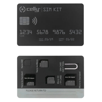 SIM kit SIM card adapters 3-pack