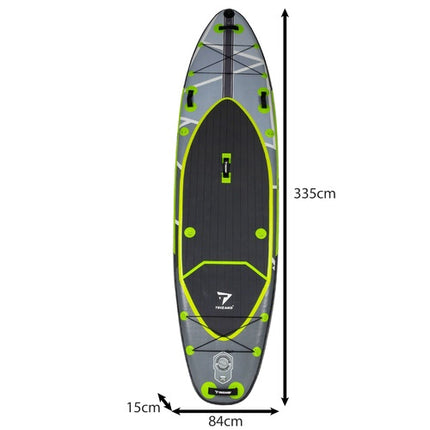 SUP Board 335cm with Paddle, Pump, Seat, Accessories