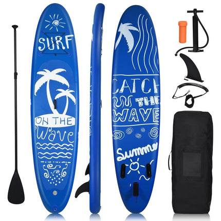 SUP Board Inflatable Stand up Board Paddle Board Navy-L