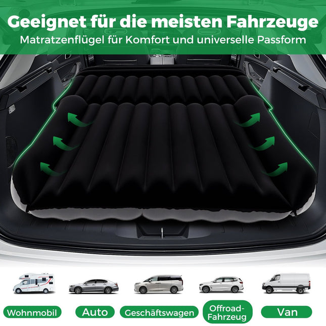 SUV Air Mattress 190x130 cm, Inflatable Bed with Pump