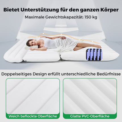 SUV Air Mattress 190x130 cm, Inflatable Bed with Pump