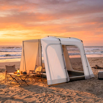 SUV Camping Tent, 4-Person, 4 Doors, Waterproof 3000mm