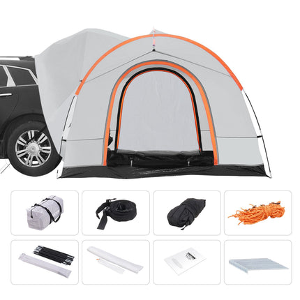 SUV Camping Tent, 8x8 Ft Rear Hatch, 6-8 Person