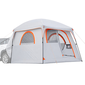 SUV Tailgate Tent For 6, PU2000 Waterproof, Dual-Use