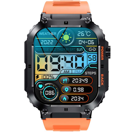 SWC-191O Bluetooth SmartWatch with heart rate, blood pressure and blood oxygen sensor & call function