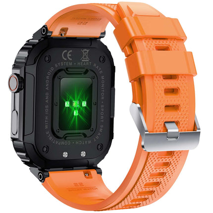 SWC-191O Bluetooth SmartWatch with heart rate, blood pressure and blood oxygen sensor & call function