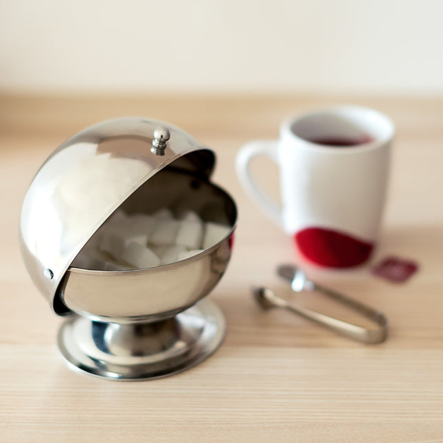 SWEETY stainless steel sugar bowl