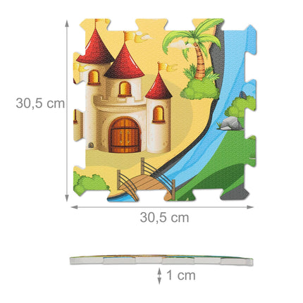 Safari puzzle mat