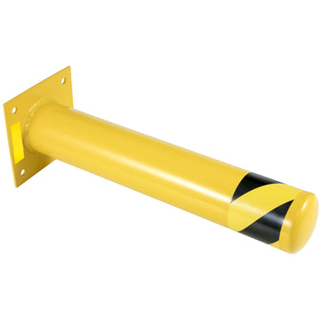 Safety Bollard, 42 in x 5.5 in Steel, Yellow, 4 Bolts