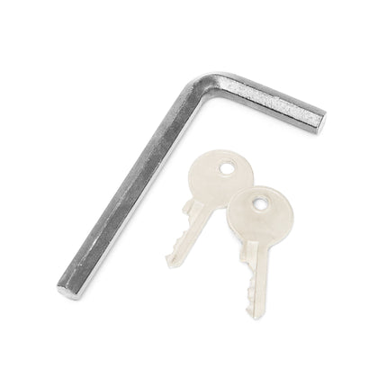 Safety lock with 2 keys