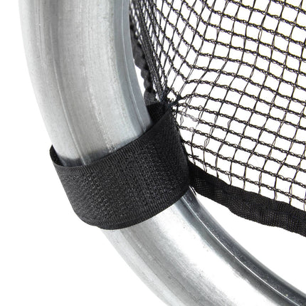 Safety net stand trampoline
