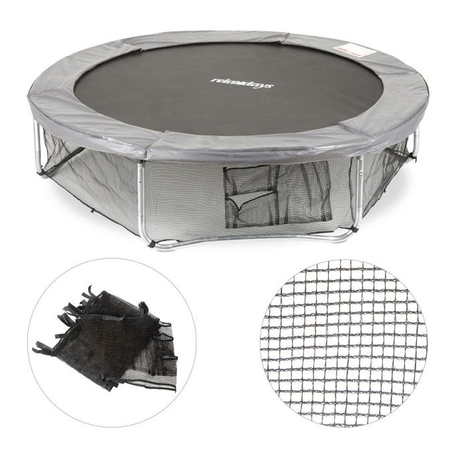 Safety net stand trampoline