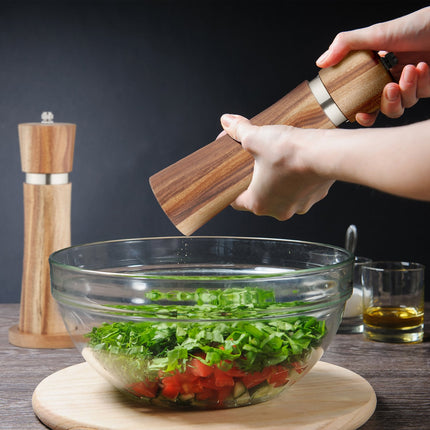 Salt and Pepper Mill Set with Ceramic Grinder