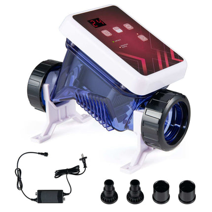 Saltwater Pool Chlorinator – Self-Cleaning, 11-22 m³ Capacity