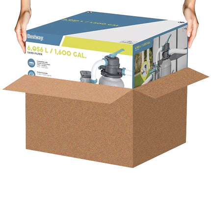 Sand Filter Pump 5678 l/h for Foldable Pools, 230W, Tablet Dispenser