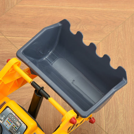 Ride-on car toy for children 2-3 years, PP plastic, yellow
