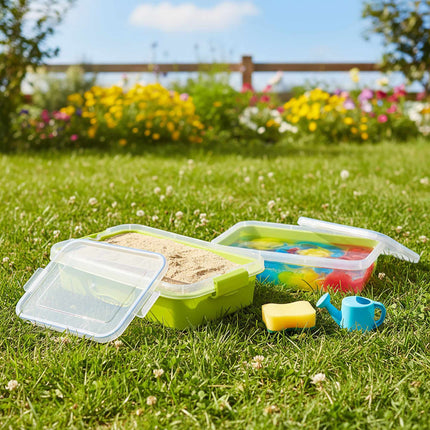 Sandpit with Lid – 2-Piece Sensory Play Set