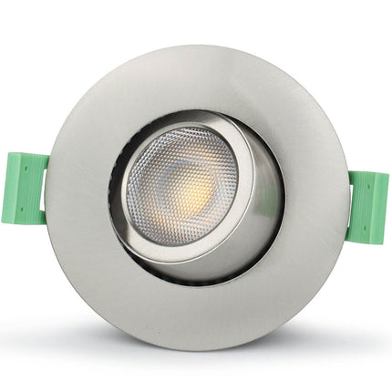 Sanna Dimmable Recessed downlight 3000K/4000K 520lm IP65 1-pack Brushed steel