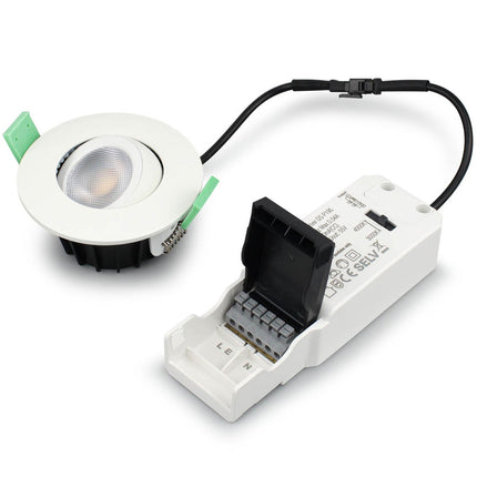 Sanna Dimmable Recessed downlight 3000K/4000K 520lm IP65 1-pack White
