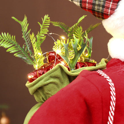 Santa Claus 1.6m with Gift and Bell Sound Function
