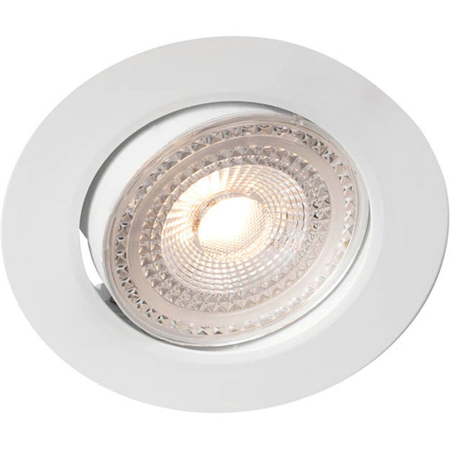 Sara 230V Dimmable downlight spotlight 3000K 400lm IP44 3-pack White