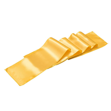 Satin Chair Sashes, 100 Pack, Gold, 7 x 108 In