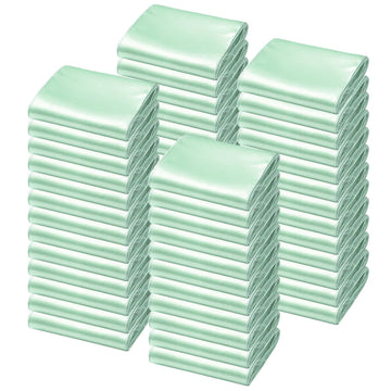 Satin Chair Sashes, 100 Pack, Light Green, 7 x 108 In