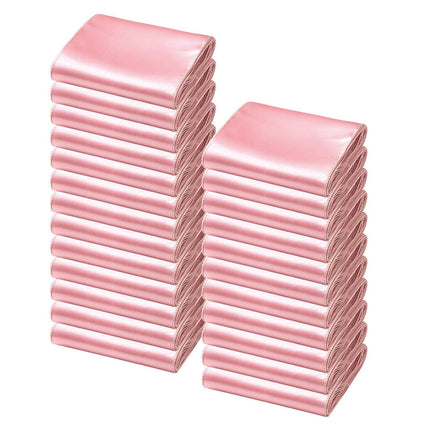 Satin Chair Sashes, 50-Pack Rose Gold 7 x 108 In