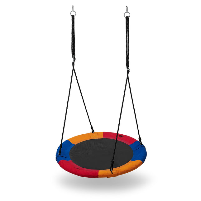 Saucer Swing, Blue-Red-Orange, Outdoor Play, 40""