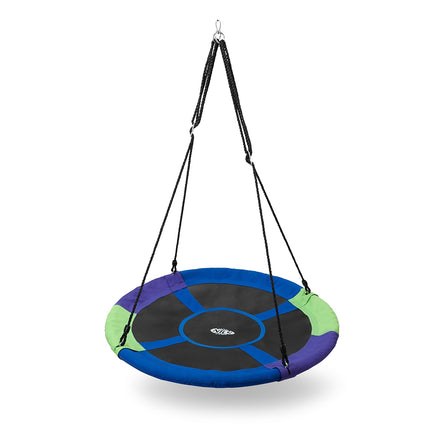 Saucer Swing, Green-Blue, Outdoor Play, 40-Inch