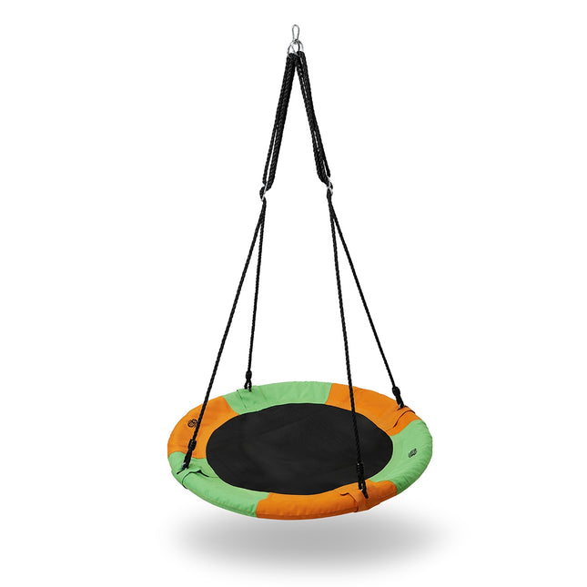 Saucer Swing, Orange-Green, Outdoor Play, Durable