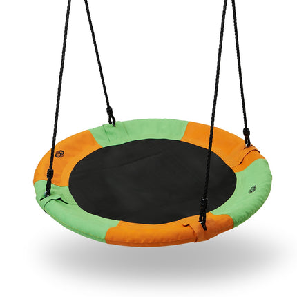 Saucer Swing, Orange-Green, Outdoor Play, Durable