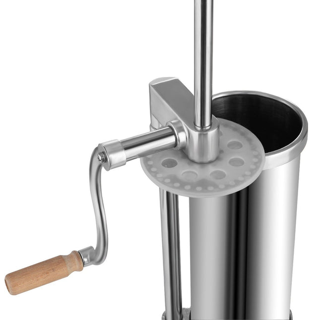 Sausage Stuffer 3kg Stainless Steel with 4 Nozzles