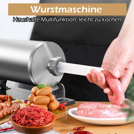 Sausage Stuffer Machine, 4kg Capacity, Stainless Steel