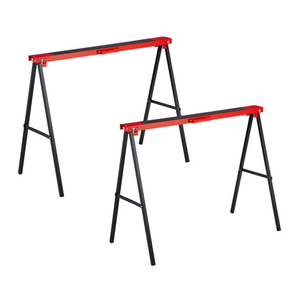 Sawhorse Set, Foldable, 100 kg Capacity