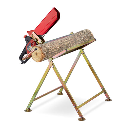 Saw stand with chainsaw holder