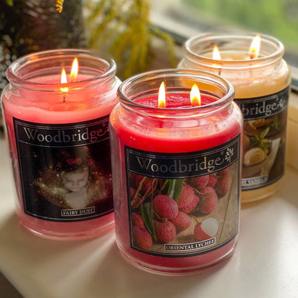 Scented Candle, 130-Hour Burn, Dual Cotton Wicks