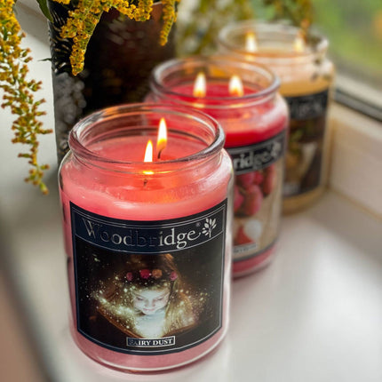 Scented Candle, 130-Hour Burn, Dual Cotton Wicks
