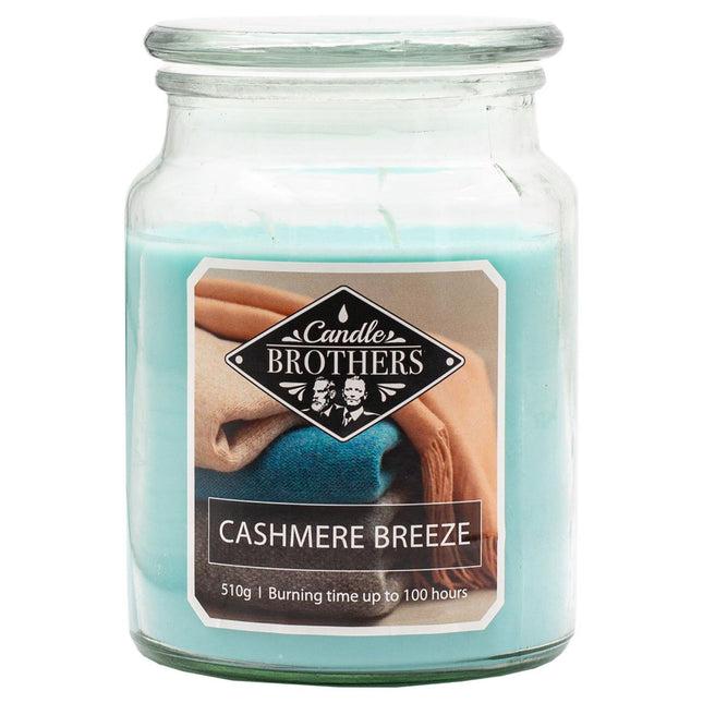 Scented Candle, Glass Jar, Dual Cotton Wicks