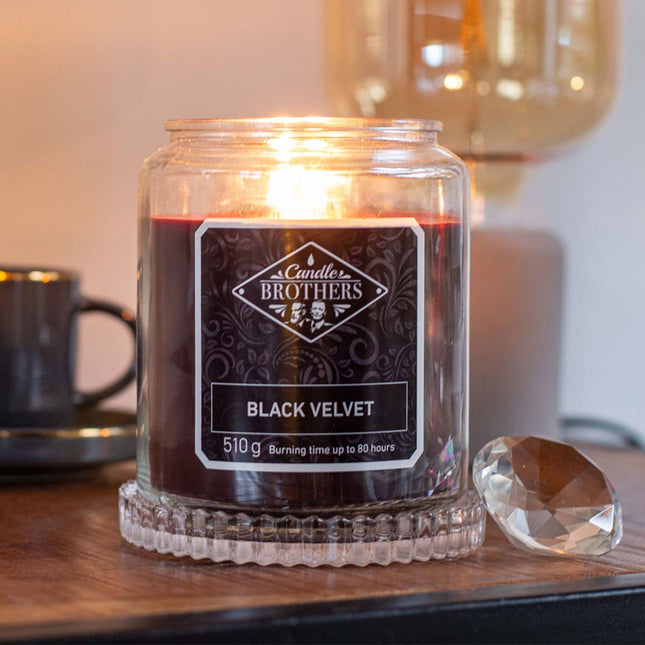 Scented Candle, Glass Jar, Dual Cotton Wicks