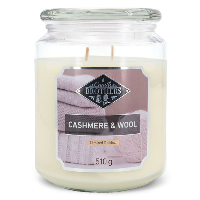 Scented Candle, Glass Jar – Dual Cotton Wicks, Long-Lasting