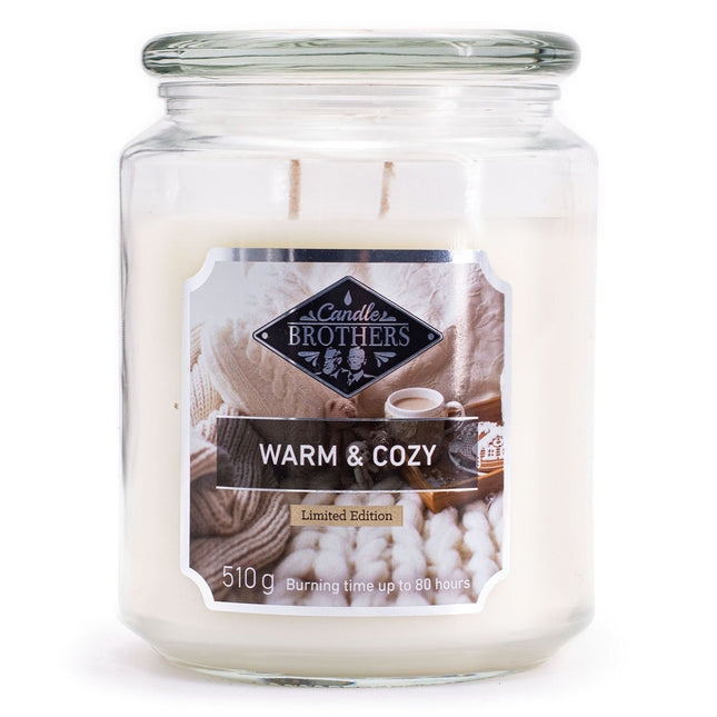 Scented Candle, Glass Jar – Relaxation & Ambiance