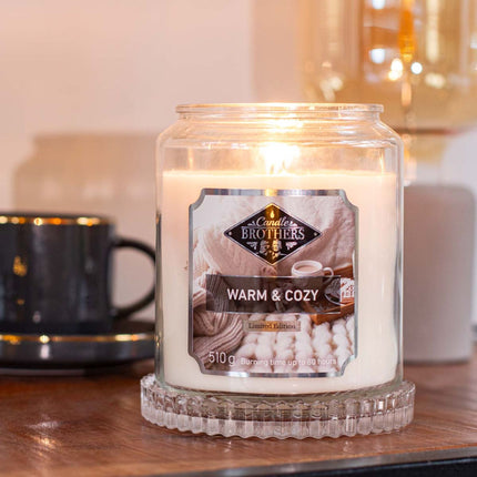 Scented Candle, Glass Jar – Relaxation & Ambiance