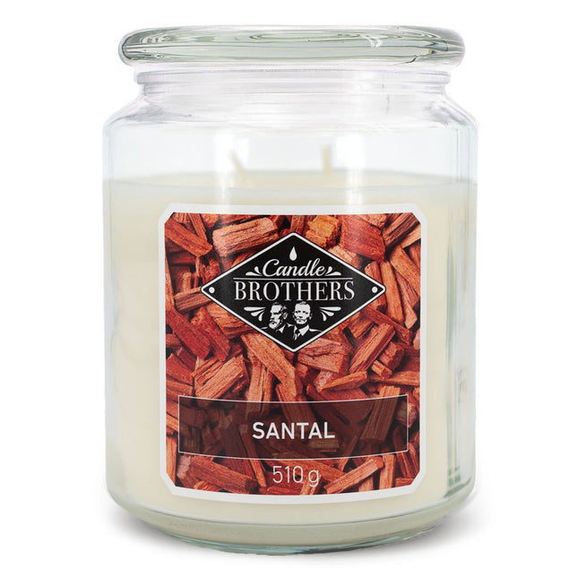 Scented Candle with Two Cotton Wicks for Relaxation