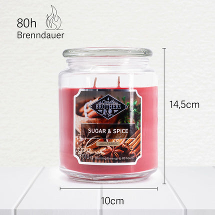 Scented Candle with Two Wicks for Relaxation