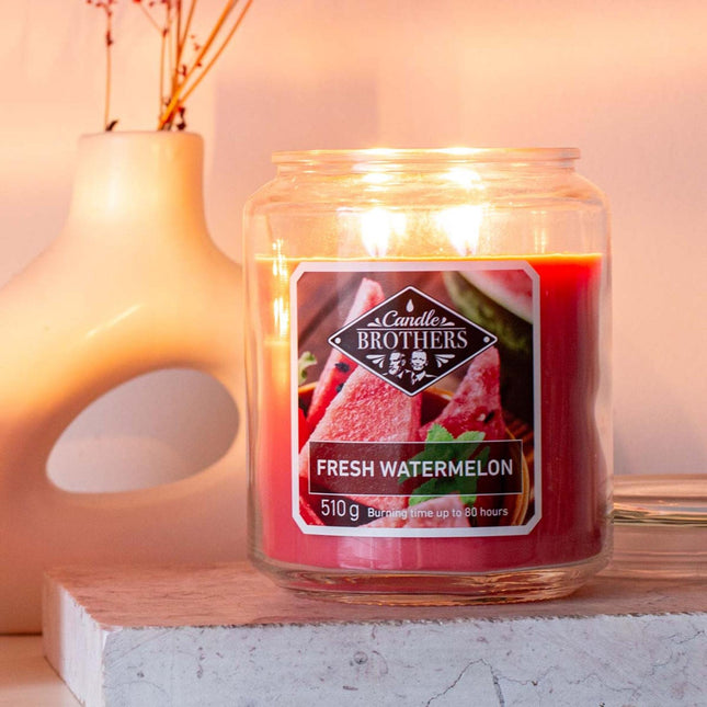 Scented Candle with Two Wicks for Relaxation