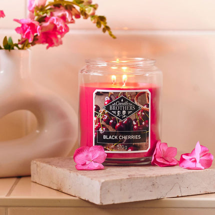 Scented Candle with Two Wicks for Relaxation